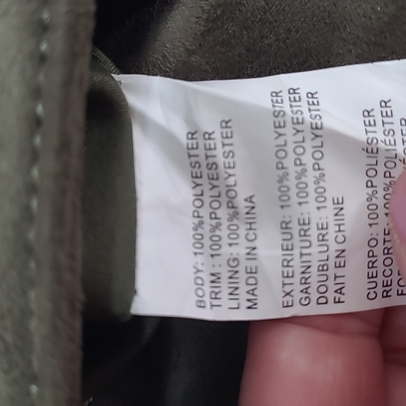 STEVE Madden Green Faux Suede Boho Shoulder Bag Purse with Chain Detail Festival - Picture 13 of 13